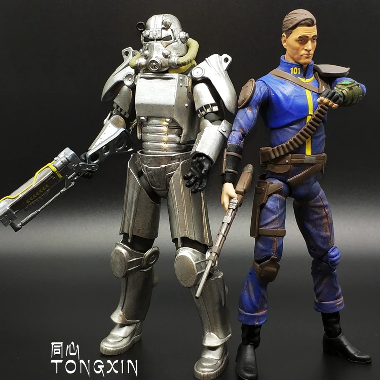 FALLOUT 4 ПВХ экшн фигурка 6 &quotPower Armor Out of clothin Toys mcfarlan Рождественский подарок модель