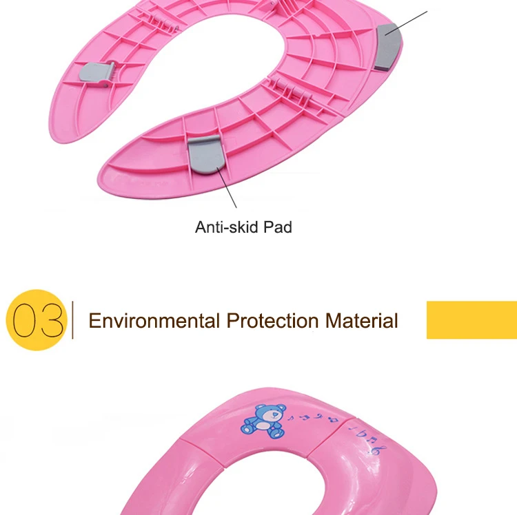 Детские складные дорожные подседельные подушечки для малышей, портативное сиденье для унитаза для приучения к туалету, детский писсуар
