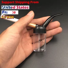 Циркуляционный Мини Кальян изогнутые воды трубка курительная фильтр, трубы Для мужчин мундштук Вода табак кальян курительная трубка аксессуары