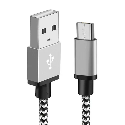 2.4A المصغّر usb كابل سريع مزامنة بيانات كابل شحن سامسونج هواوي Xiaomi LG HTC نوكيا الروبوت سلك Microusb الهاتف المحمول الكابلات