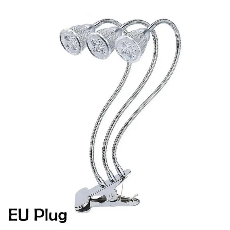 

Led Grow Light 3 Head Full Spectrum Plant Lighting Grow Tent Flexible Lamp For Seedlings With Clip Greenhouse Phyto-Lamp Z2