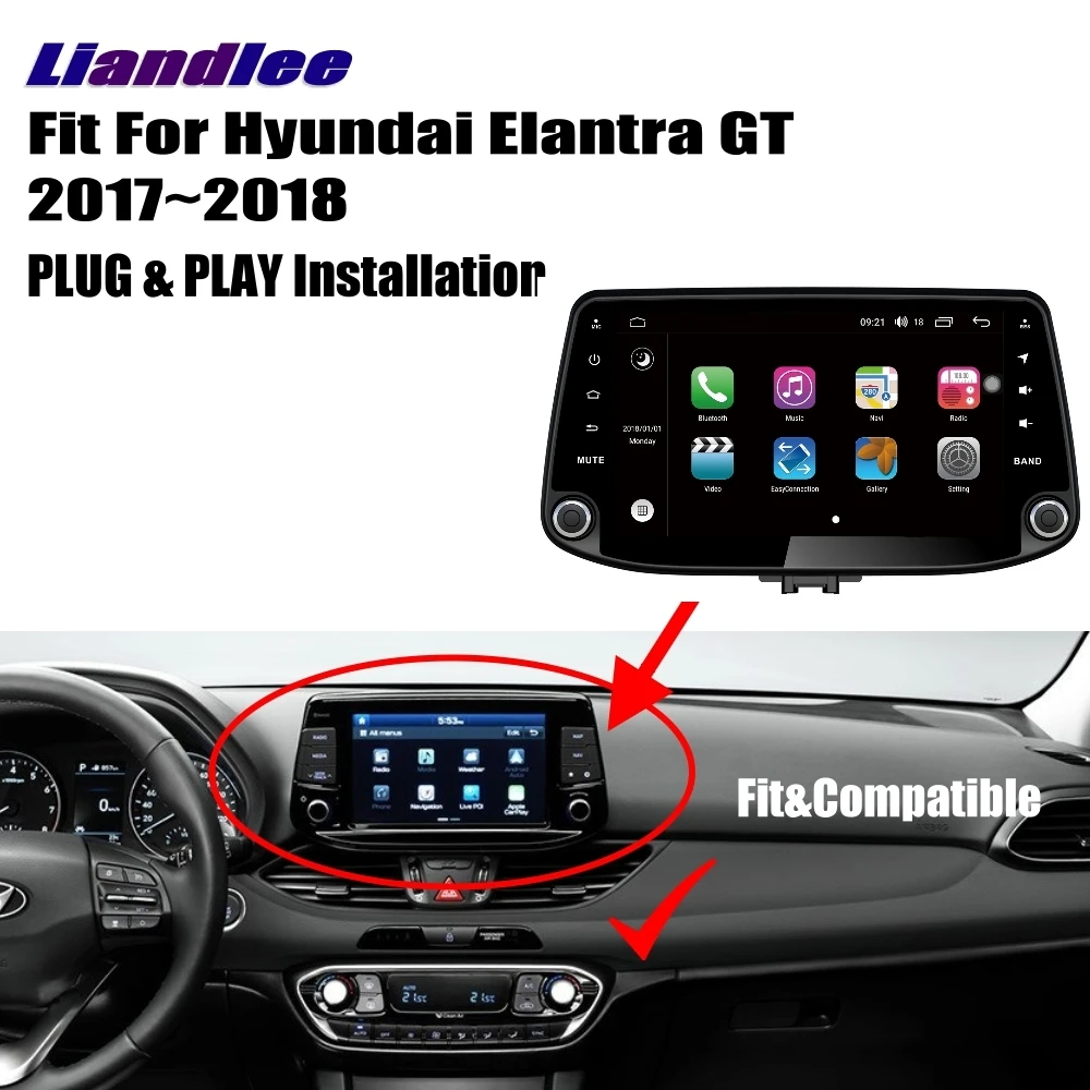 Best Liandlee For Hyundai Elantra GT 2017~2018 Android Car Radio Player GPS Navi Navigation Maps Camera OBD TV HD screen no CD DVD 1 Best Liandlee For Hyundai Elantra GT 2017~2018 Android Car Radio Player GPS Navi Navigation Maps Camera OBD TV HD screen no CD DVD 1