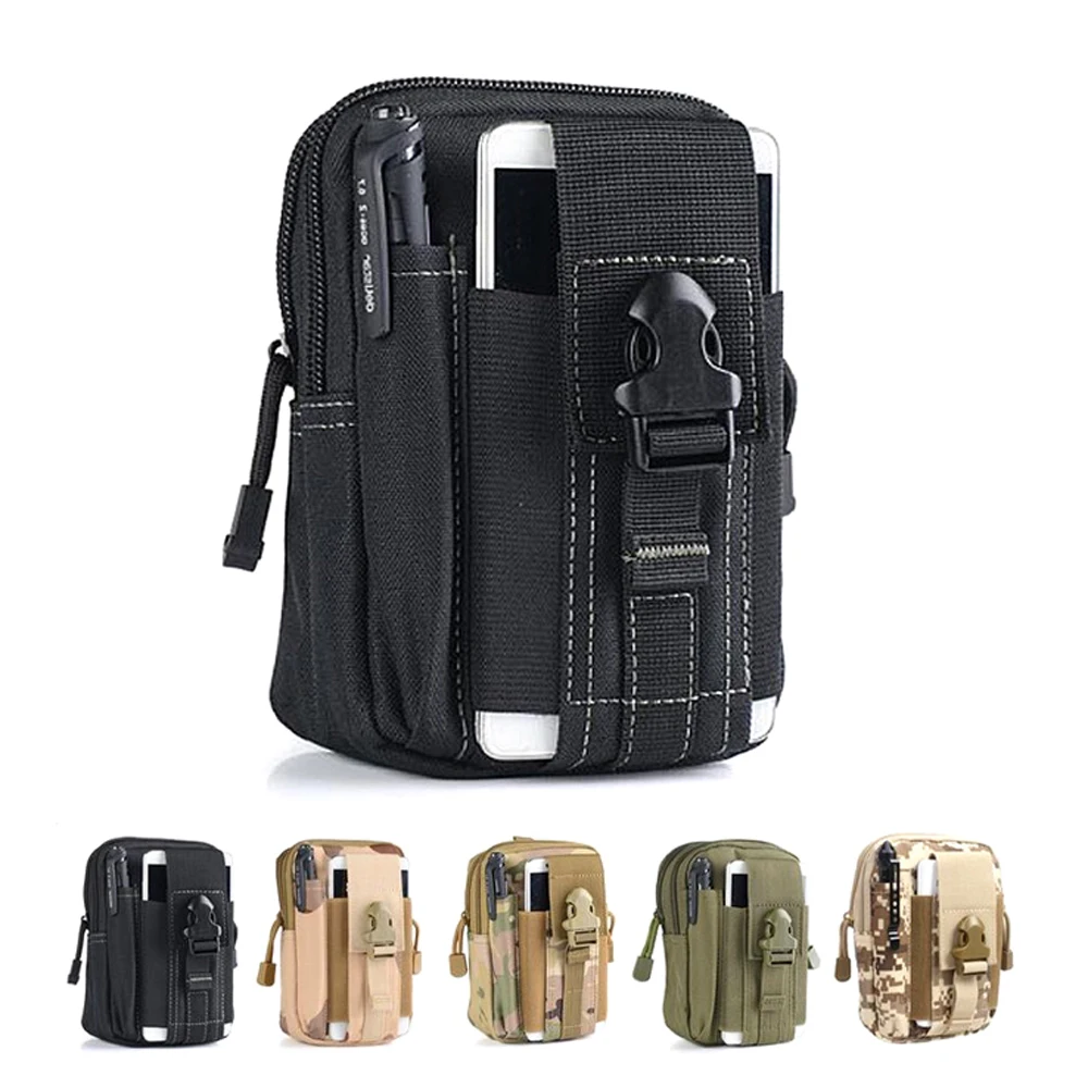Tactical Molle Pouch Belt Waist Bag Military Fanny Pack Outdoor Pouches
