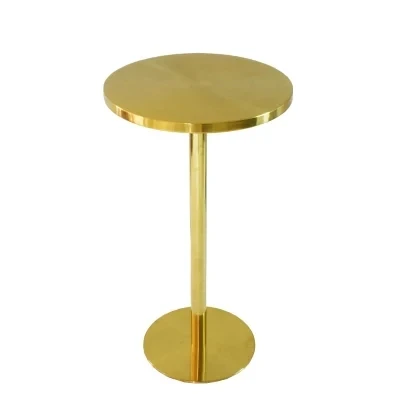 Stainless Steel Gold Plated Anium High Round Table Bar Small Home Stainless Steel Gold Plated Anium High Round Table Bar Small Home Simple Modern In Tables From Furniture On Aliexpress Alibaba