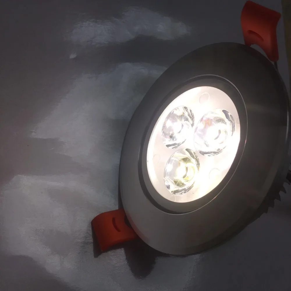 2018 бросился Luces светодио дный LED Plafon потолочные светильники В 230 В 10 шт./лот светодио дный LED подпушка с Мощность теплый цвет Epistar 300 360 Lm