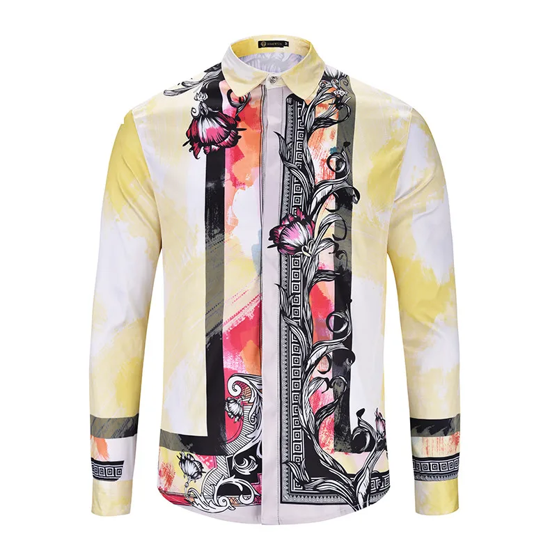 

Men Clothes 2019 Hawaiian Shirt Mens Shirt Clothing Camisa Masculina Chemise Homme Casual Slim Fit Mens Shirts For Men Shirt Man
