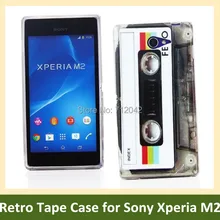 Oekoi Retro Cassette Tape Radio imprimir Soft TPU funda de teléfono para Sony Xperia M2 S50h envío gratis