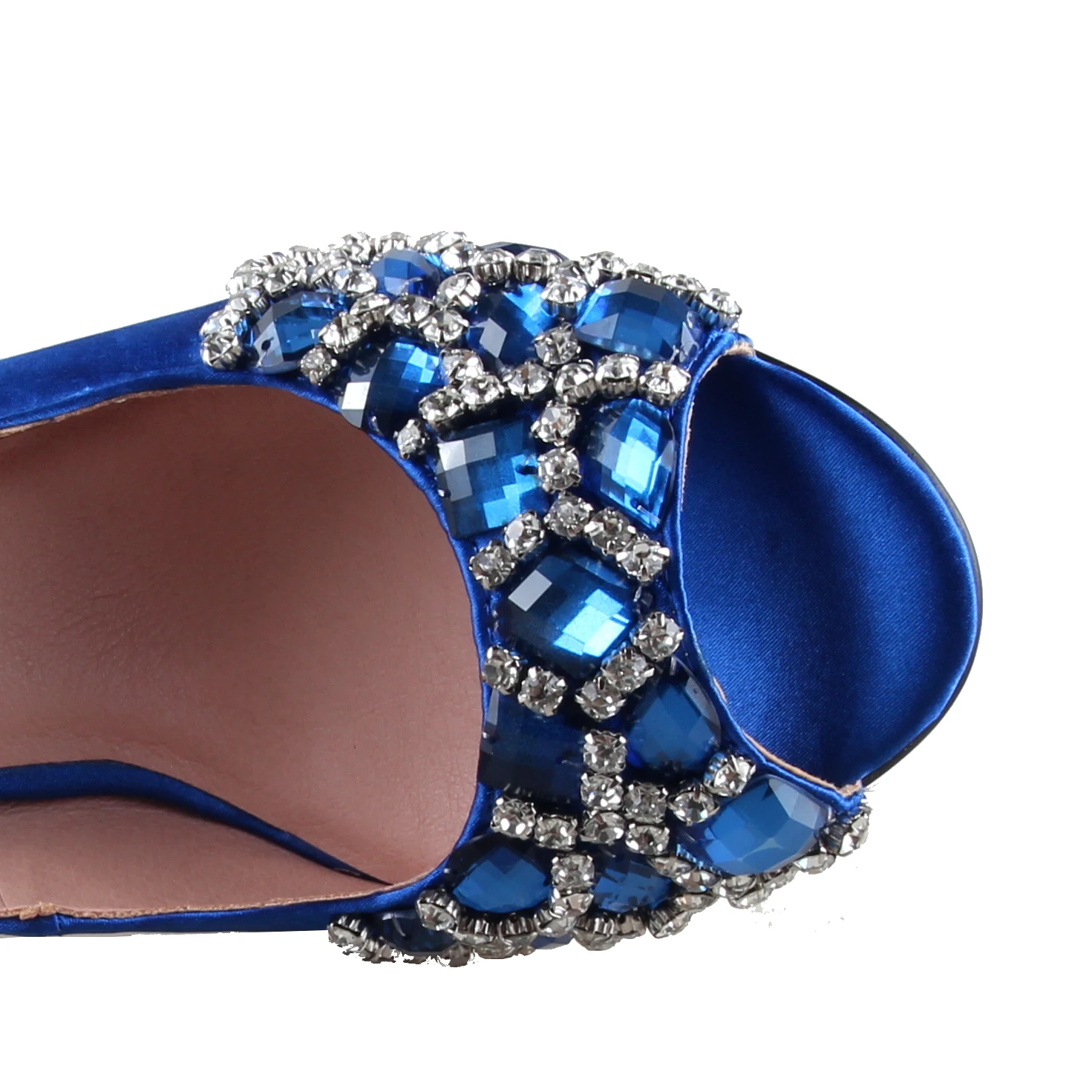 BS1020 изготовление под заказ Королевский голубой кристалл обувь с подходящей сумочкой слинбэки вечерние женские туфли свадебные туфли