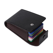 High Quality Fashion Business ID Credit Card Wallet Holder Name Cards Case Pocket Organizer plastic pvc clear pouch name id credit card holder case organizer keeper pocket
