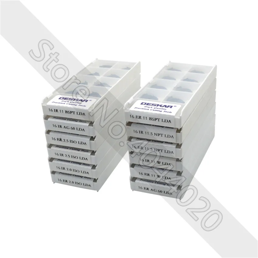 10P Inserti Filettatura In Carburo 16IR 11W LDA - Per Tornio CNC E Porta Inserti SNR | Kit Professionale - Foto 5