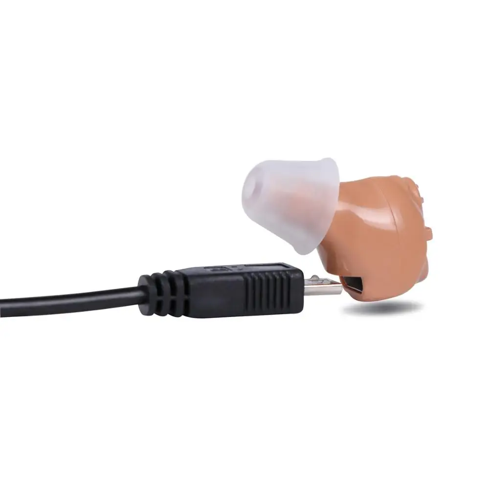 Миниатюрный слуховой аппарат MicroEar перезаряжаемый или Аккумуляторный цифровой