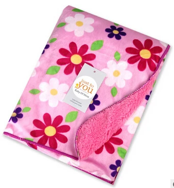 Высокое качество плюшевое детское одеяло пеленки для новорожденного очень мягкий детский мягкое ворсовое одеяло животное Манта bebe cobertor bebe - Цвет: 2