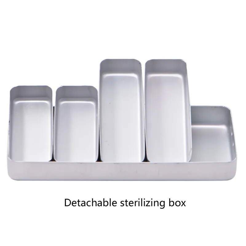 Стоматологическая стерилизационная коробка съемная из алюминиевого сплава Стоматологическая кассета дезинфекция стойка лоток коробка Стоматологический материал стоматологический инструмент