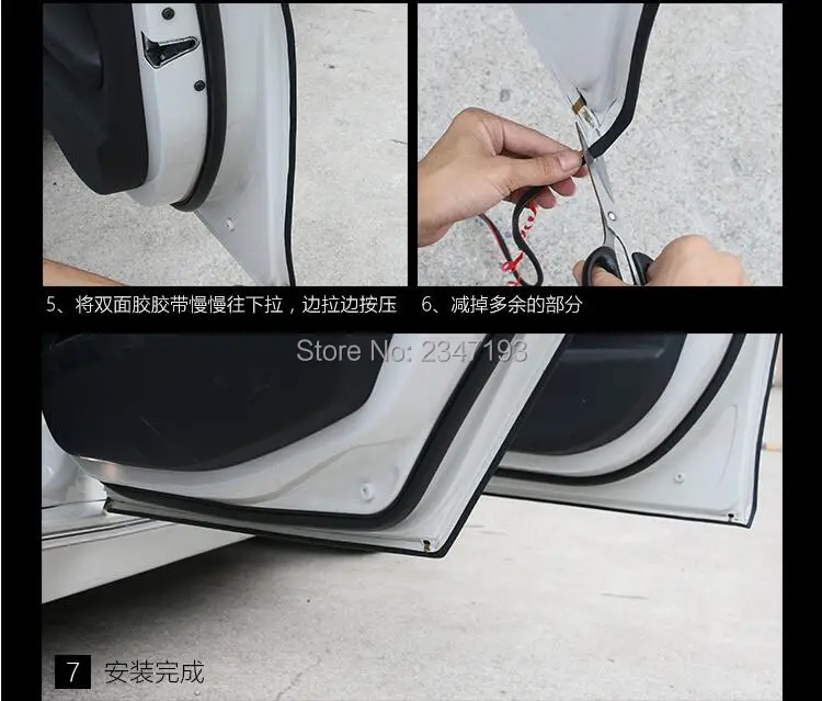 

2018 New Open The Door Collision Avoidance Stick Rubber Strip FOR vw golf 4 golf mk2 seat leon mk3 opel corsa astra j mokka
