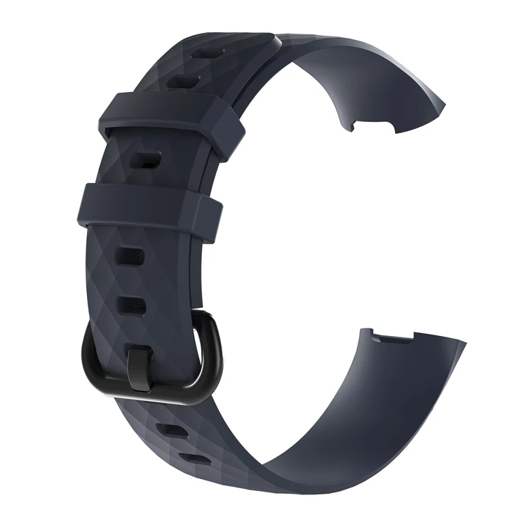 Силиконовый ремешок для часов для Fitbit Charge 3 фитнес-трекер Smartwatch замена спортивный ремешок на запястье - Цвет: Slate