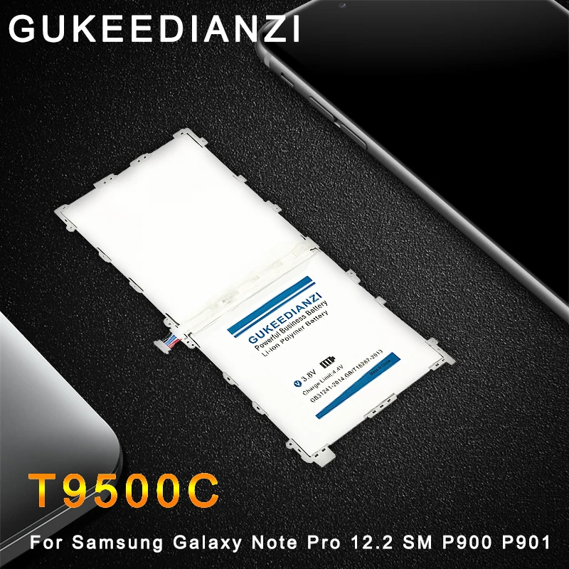 Сменный аккумулятор GUKEEDIANZI 9500 мАч T9500C для Samsung Galaxy Note Pro 12 2 SM P900 P901 P905 T9500E T9500U
