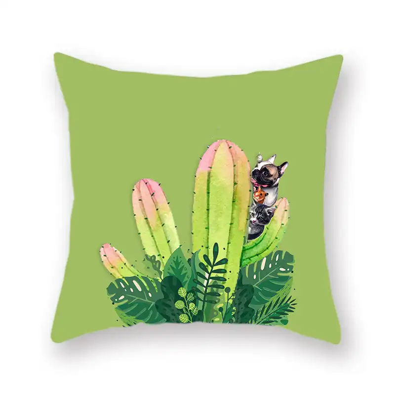 avocado cushion fluffy