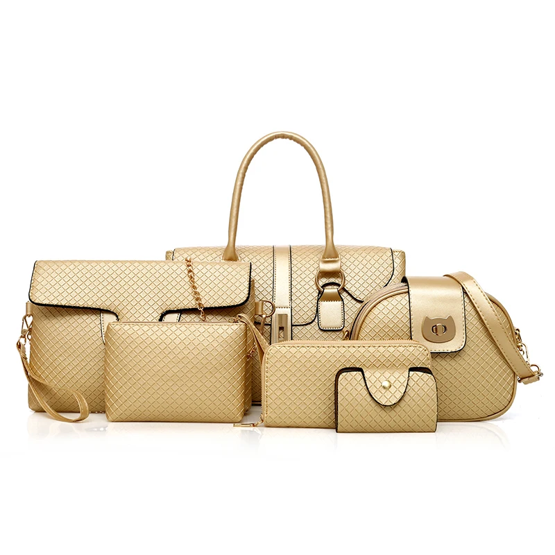 High Quality PU Leather Handbags Diamond Lattice Ladies Shoulder Bag 2018 Fashion Women Composite Bag Female Messenger Bags Sac High Quality PU Leather Handbags Diamond Lattice Ladies Shoulder Bag 2018 Fashion Women Composite Bag Female Messenger Bags Sac