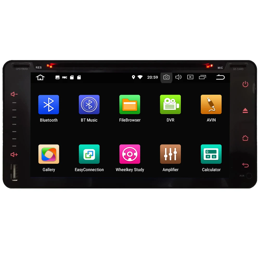 Perfect KLYDE 4G Android 8 Octa Core 4GB+32GB Car DVD Multimedia Player For Toyota FJ Cruiser Highlander Yaris Fortuner Previa Vitz Echo 1