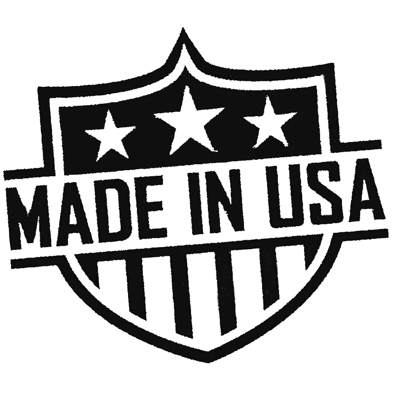 Stars and Stripes Made in the USA sticker 12*11CM Motorcycle Car