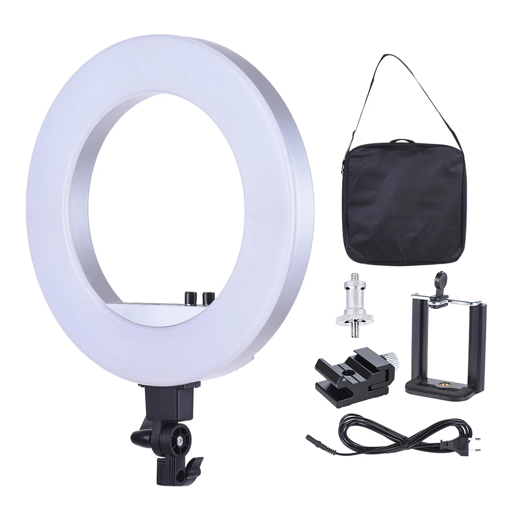 bilder für CY-R50L Led-videoleuchte Lampe 50 Watt 18 "Studio Licht Fotografie Beleuchtung 3200 Karat-5500 Karat mit Smartphone Halter Kalten Schuh Basis bilder für CY-R50L Led-videoleuchte Lampe 50 Watt 18 "Studio Licht Fotografie Beleuchtung 3200 Karat-5500 Karat mit Smartphone Halter Kalten Schuh Basis