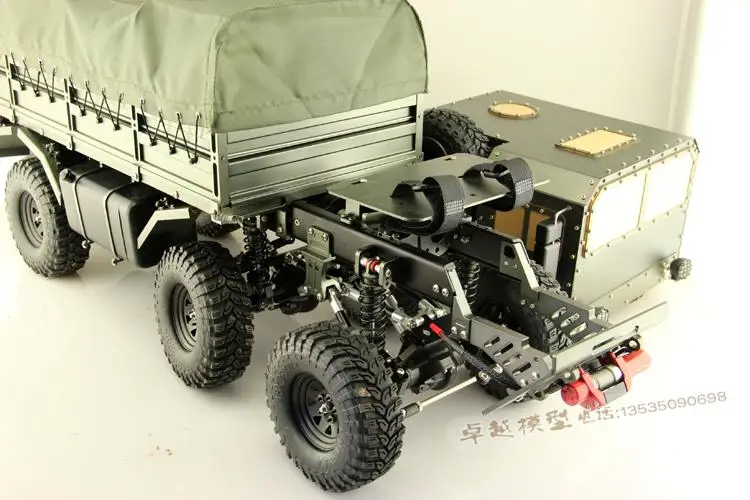 1/10 RC Все 98% из металла CNC 8X8 8WD военный внедорожник гусеничный грузовик рамка +