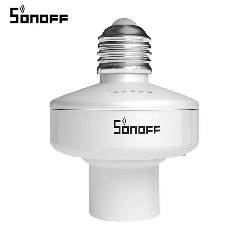

SONOFF SlampherR2 WiFi Smart Lamp Holder E27 screw base work with Alexa Google home support RM433 remote controller/eWeLink App