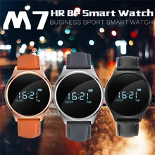 M7 Heart Rate Monitor Bluetooth 4.0 Wristband Fitness Tracker Smart Watch Bracelet 0.96 inch OLED Touch screen for Andrews IOS