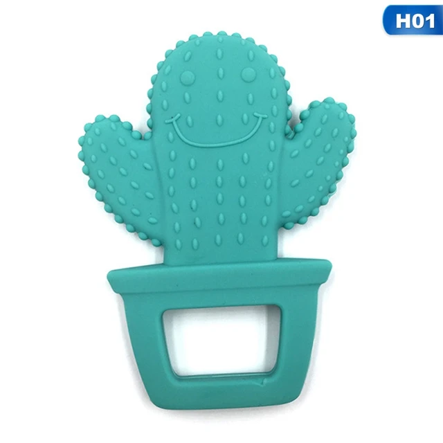 cactus silicone teether