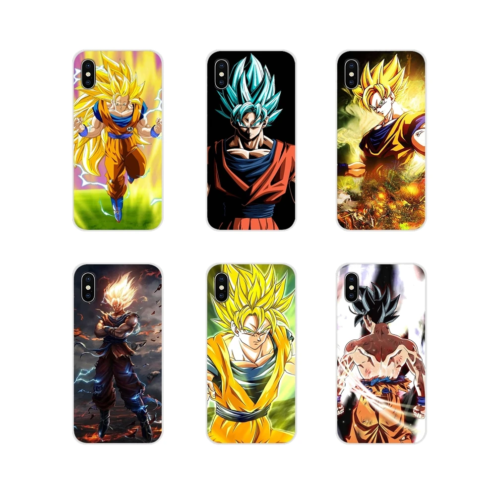 Dragon Ball z super Goku для Apple IPhone X XR XS MAX 4 4s 5 5S 5C SE 6 6 S 7 8 Plus ipod touch 5 6 Аксессуары чехлы для телефонов