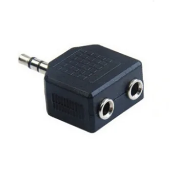 

Couple Earphone Adapter Aux 3.5mm Stereo Audio Jack 2 Way Y Splitter Plug Two Headphones Cable Headphone Adaptor Audio Extension