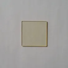 Оптический желтый стеклянный Золотой фильтр JB400 проходит через 50*50*2 мм до и после отключения 400 нм