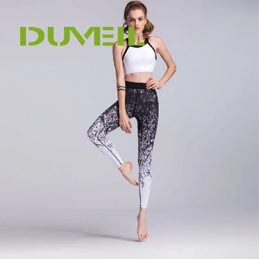 DUVEIL модные печатные Штаны Для Йоги колготки спортивная женская спортивная одежда Спортивные Леггинсы фитнес компрессионные женские леггинсы для танцев