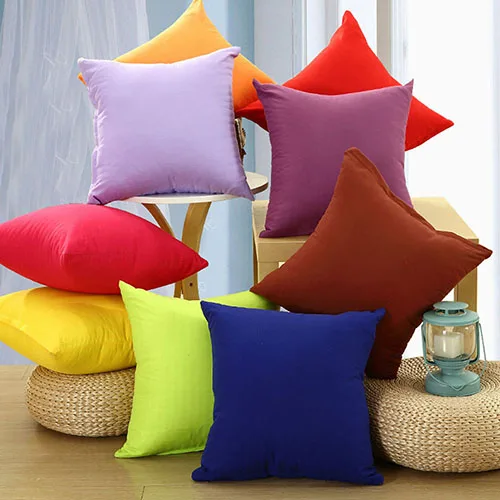 

Simple Fashion Square Throw Home Waist Cushion