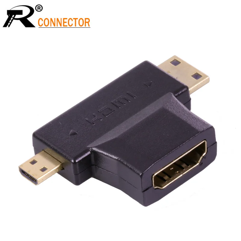 Переходник HDMI версии 1 4 Мама Micro адаптер для планшетов и компьютеров 2 в 20