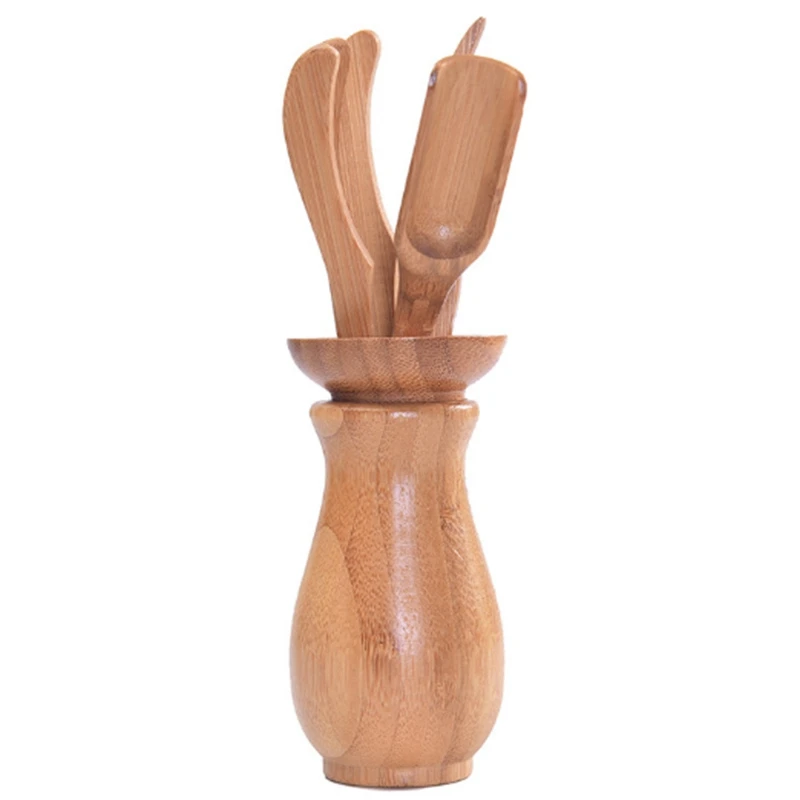 

Chinese Style Tea Ceremony Six Gentleman Tea Set Tea Table Solid Wood Bamboo Utensils Kung Fu Tea Set Combination Accessories