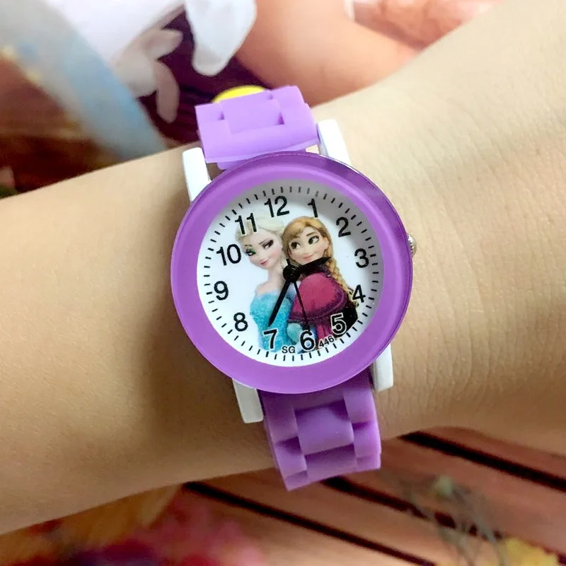 

new print silicone band kids watch girl cute cartoon quartz watch wrist watch