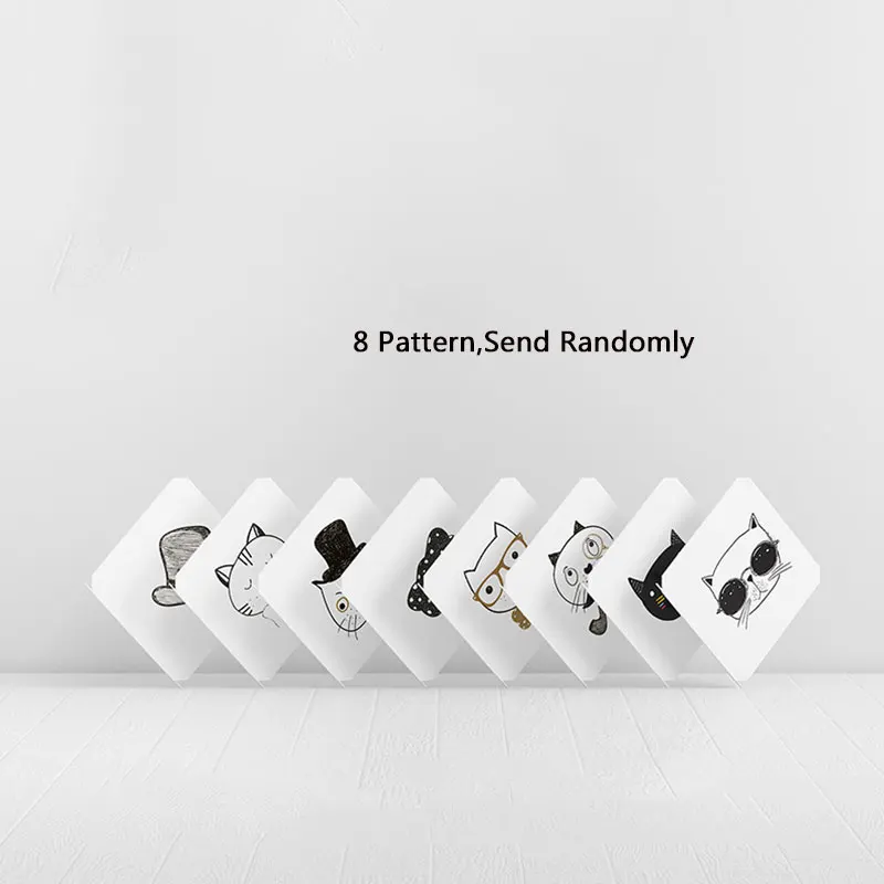 لطيف القط نمط الراتنج خزانة بسيطة التركيب البلاستيك تخزين مزيج خزانة الحديثة الأطفال غرفة خزانة