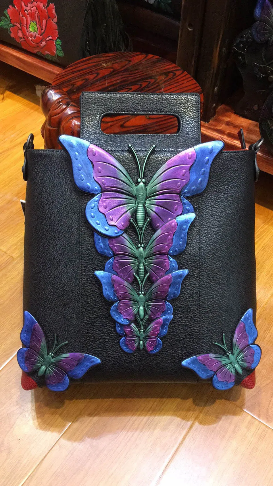 Новинка, превосходный дизайнер кожи, Брендовые женские сумки, модные трехмерные бабочки из натуральной кожи, женские сумки-тоут