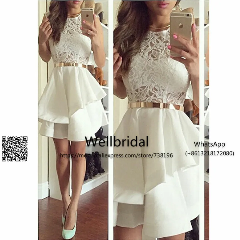 17 Elegante Abschlussfeier Kleider Spitze Gold Gurtel Hochzeit Kleid Weiss Abendkleid Homecoming Cocktail Party Kleid Homecoming Dresses White White Homecoming Dresseswhite Gold Homecoming Dresses Aliexpress