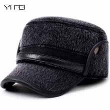 

2018 Winter Men's Warm Baseball Caps With Ear Flaps In Cold Weather Families Dad's Warm Hats Father's Best Gifts Keep Warm Hats