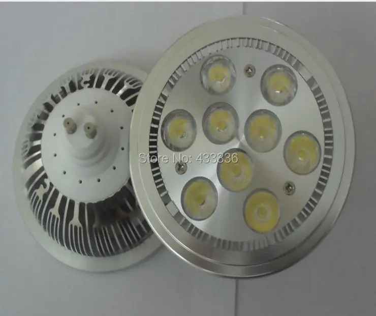 10 шт. ampolleta led de ar111 led g53 GU10 luz led 9 Вт теплый белый день белый холодный белый Светодиодный прожектор 85-265 в focos par led