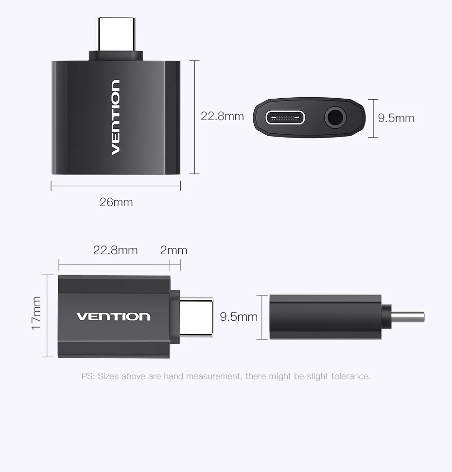 Vention usb type C до 3,5 мм AUX аудио USB3.1 для наушников адаптер для Xiaomi 6 Note MIX HUAWEI P20 Pro type c 3,5 динамик