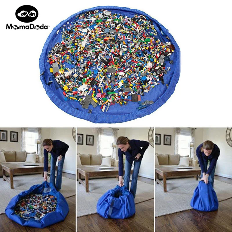 Us 13 15 150cm Dylon Toy Organizer Pouch Bag Travel Portable Large Storage Bags Outdoor Blanket For Storing Blocks Accessories In