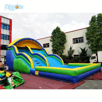 

Giant Inflatable Pool Slide Juego Inflable Jeu Gonflable Inflatable Water Slide For Sale