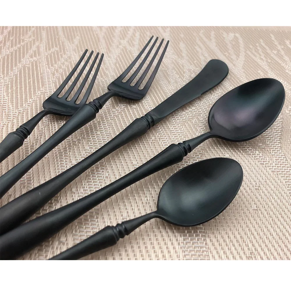 Leon 18/10 столовые приборы. столовые приборы да винчи черные. столовый набор черный матовый. набор столовых приборов черный матовый. Product stainless steel cutlery set столовые приборы.