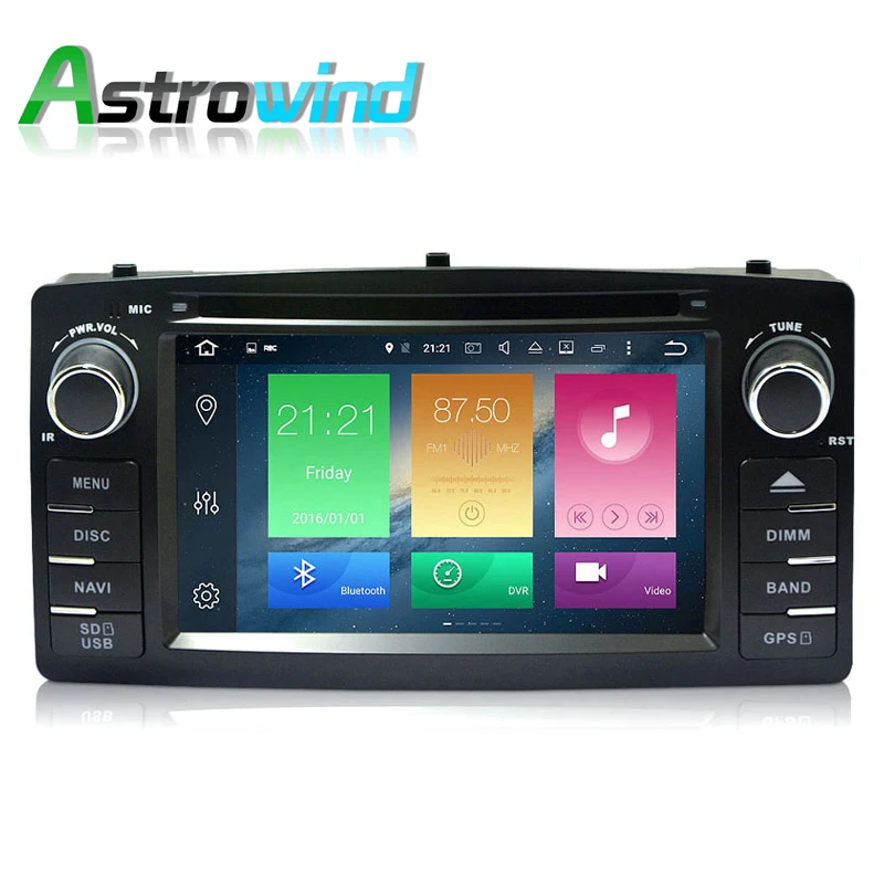 Cheap 64G ROM No Tax Android 9.0 Car GPS Navigation System DVD Player Radio Stereo Media For BYD F3 For Toyota Corolla E120 DVR DAB+ 1