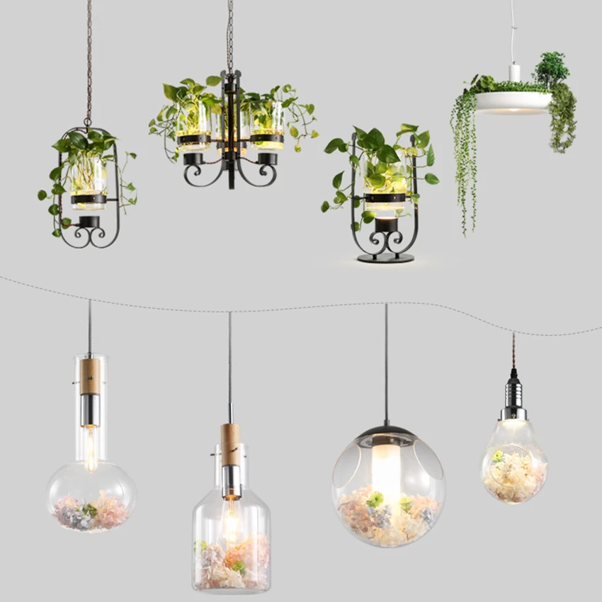 

Modern Glass Led Chandelier Nordic Decorative Pendant Lamps Bedroom Living Room Restaurant Hanging Lamp Kitchen Lights Luminaere