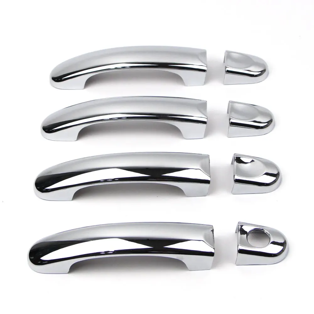 Крышка дверной ручки для Φ T5 2003 2013 ABS Chrome mould Trim Bezel с умным отверстием