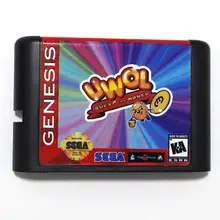 Для megadrive бытие System16 бит Sega MD игра картридж-uwol-Квест для денег